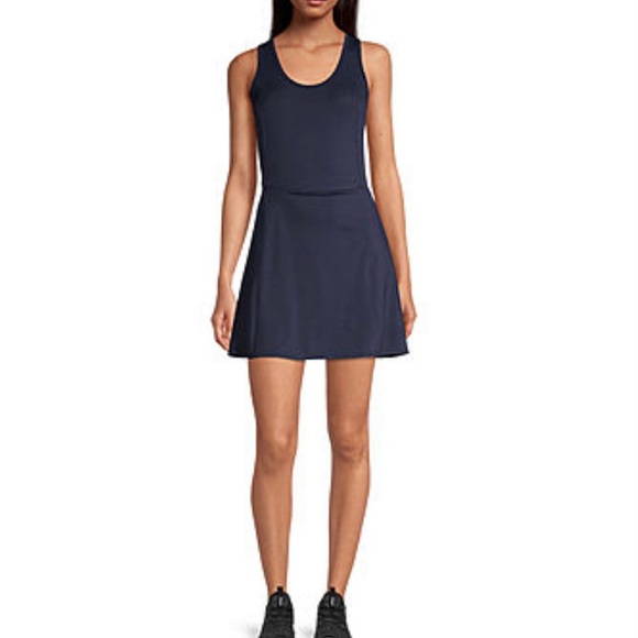 Xersion Dresses New Xersion Navy Blue Tennis Dress With Builtin